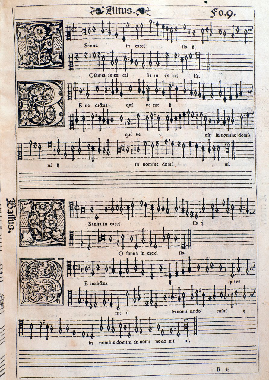 Página del Liber octo missarum (1541) de Unknown artist