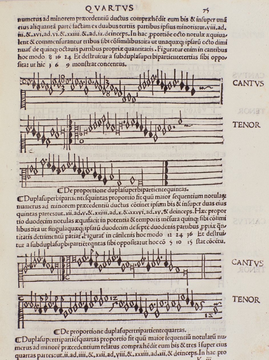 Página tomada de Practica Musicae de Franchino Gaffurio de Unknown artist