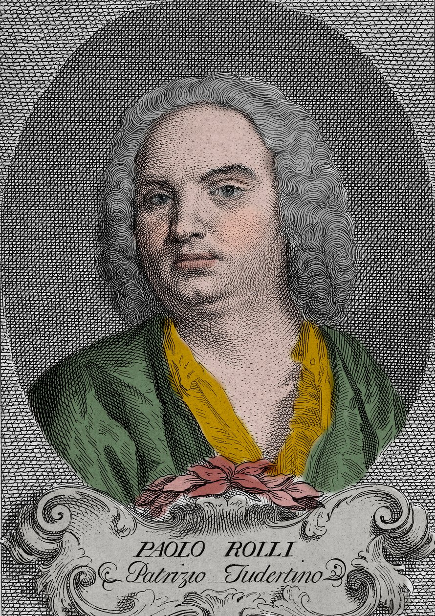 Paolo Antonio Rolli (1687-1765) poeta y libretista de ópera italiana del siglo XVIII - Retrato de Paolo Antonio Rolli (1687-1765), poeta italiano de Unknown artist