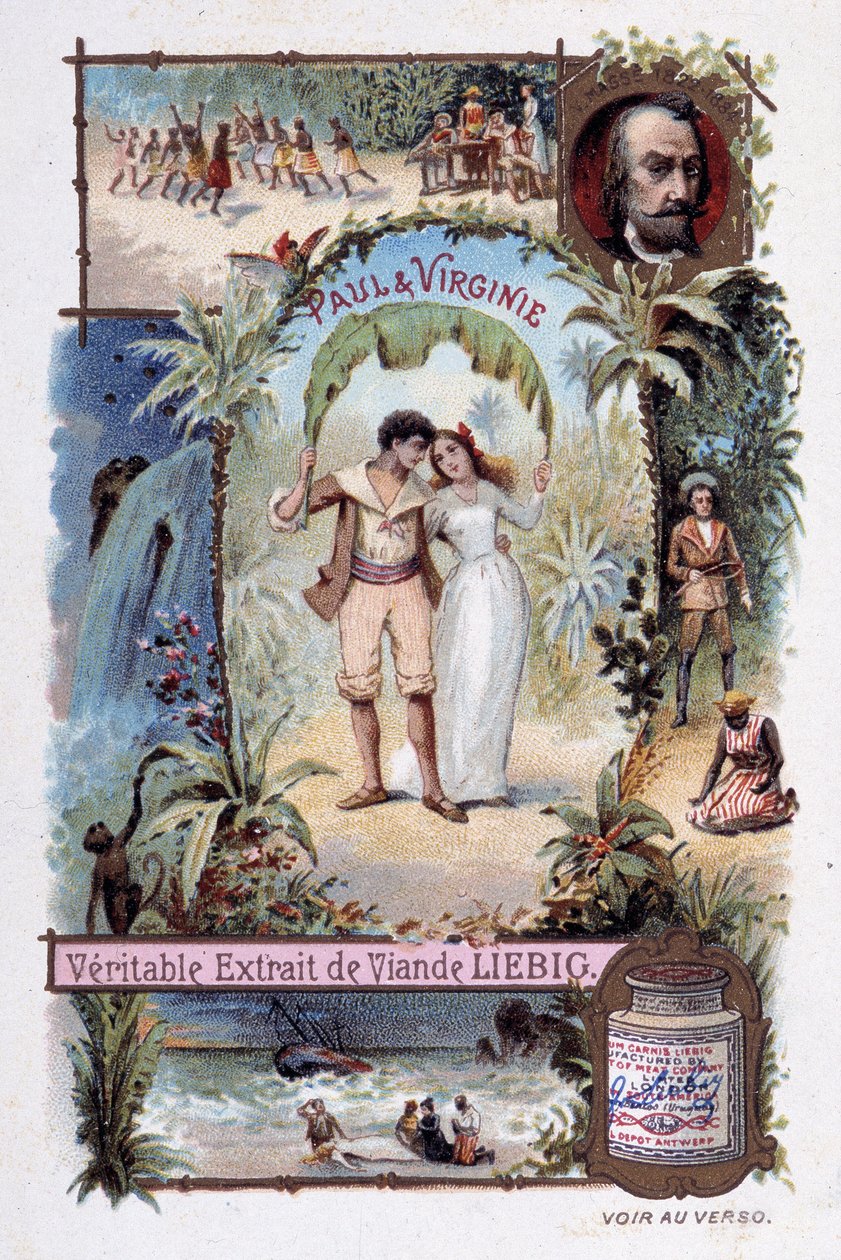 Paul y Virginia. Novela de Henri Bernardin de Saint Pierre de Unknown artist
