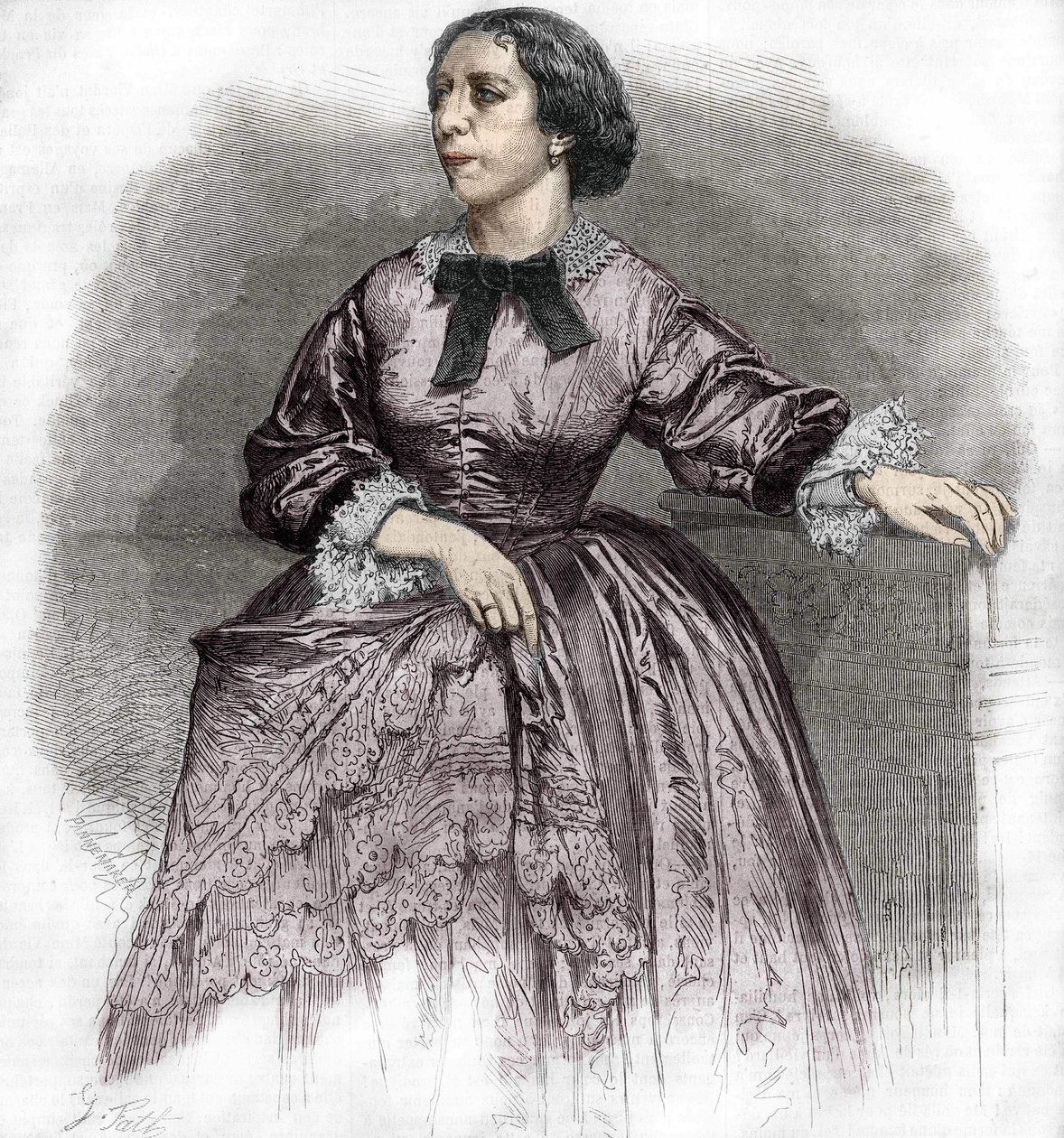 Pauline Viardot-García (1821-1910), cantante francesa de Unknown artist