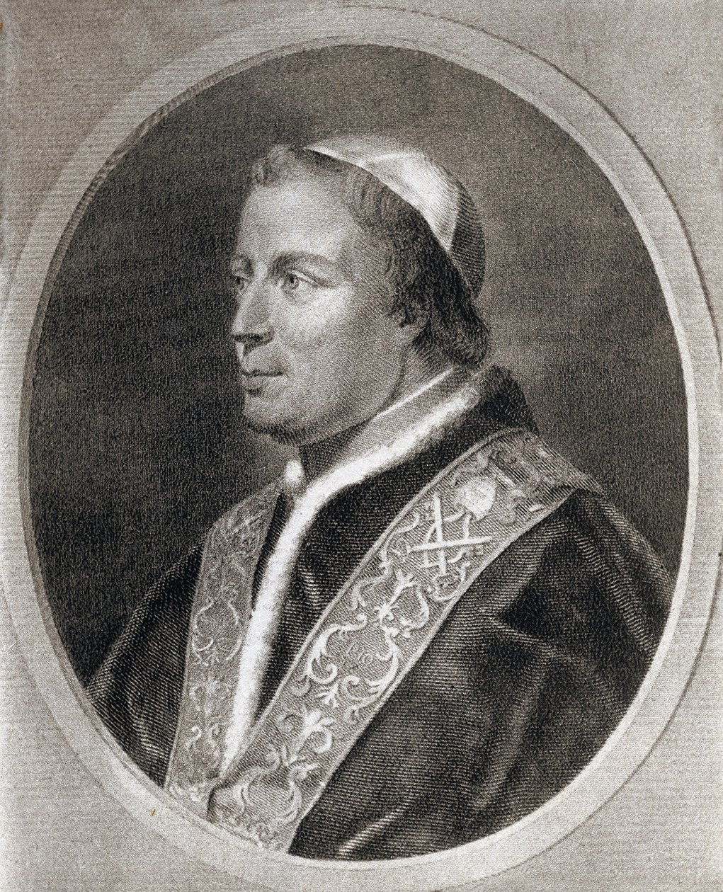Papa Pío Ix (grabado) de Unknown artist
