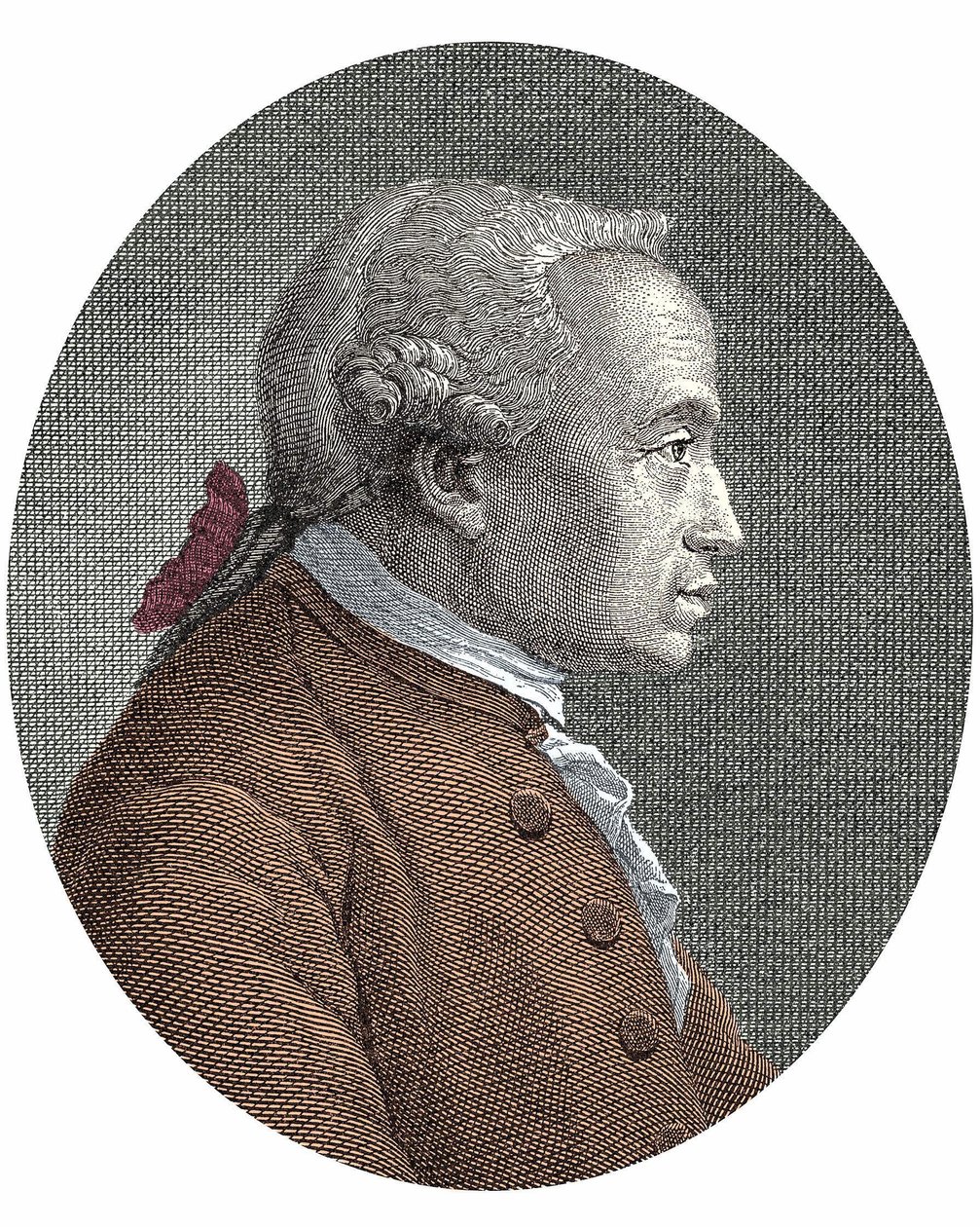 Retrato de (Immanuel) Emmanuel Kant (1724 - 1804) filósofo alemán de Unknown artist