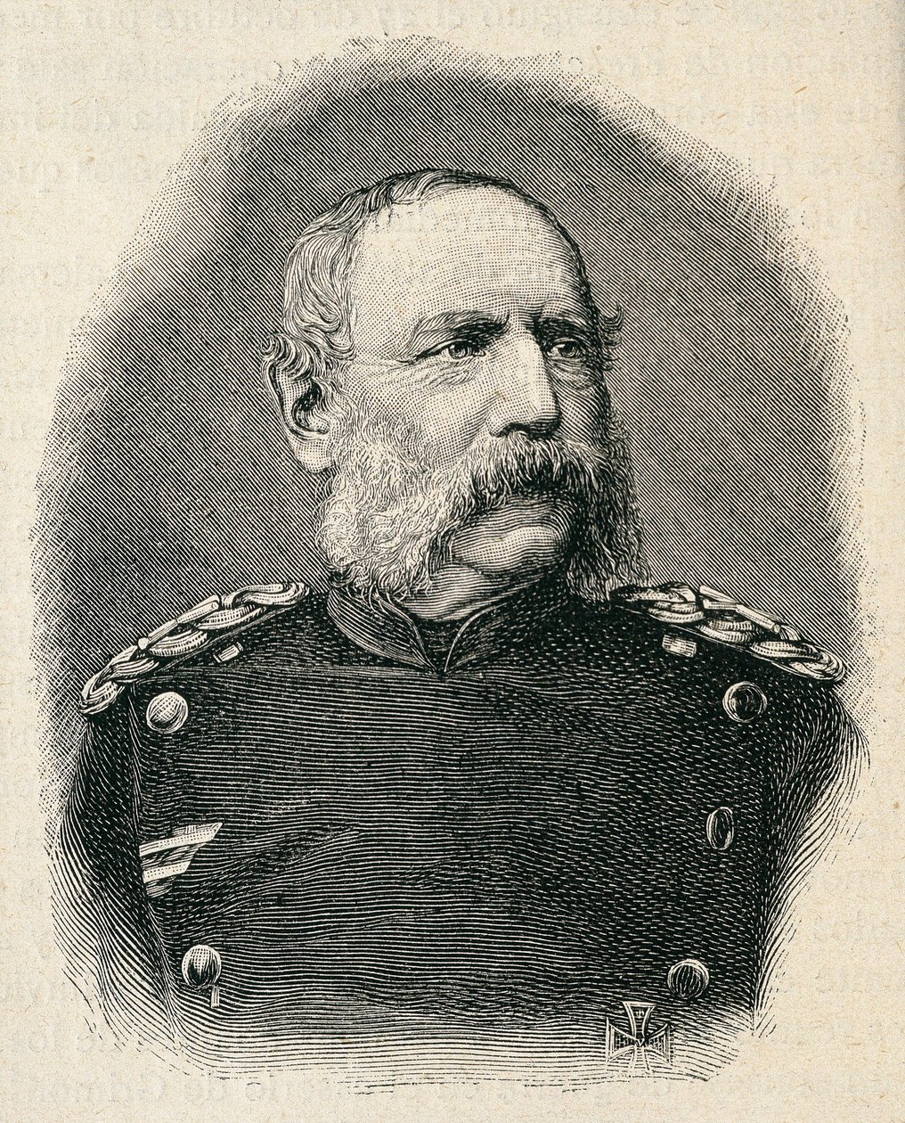 Retrato de Alberto, Rey de Sajonia (1828-1902), soldado que participó en la Batalla de Sedán de Unknown artist