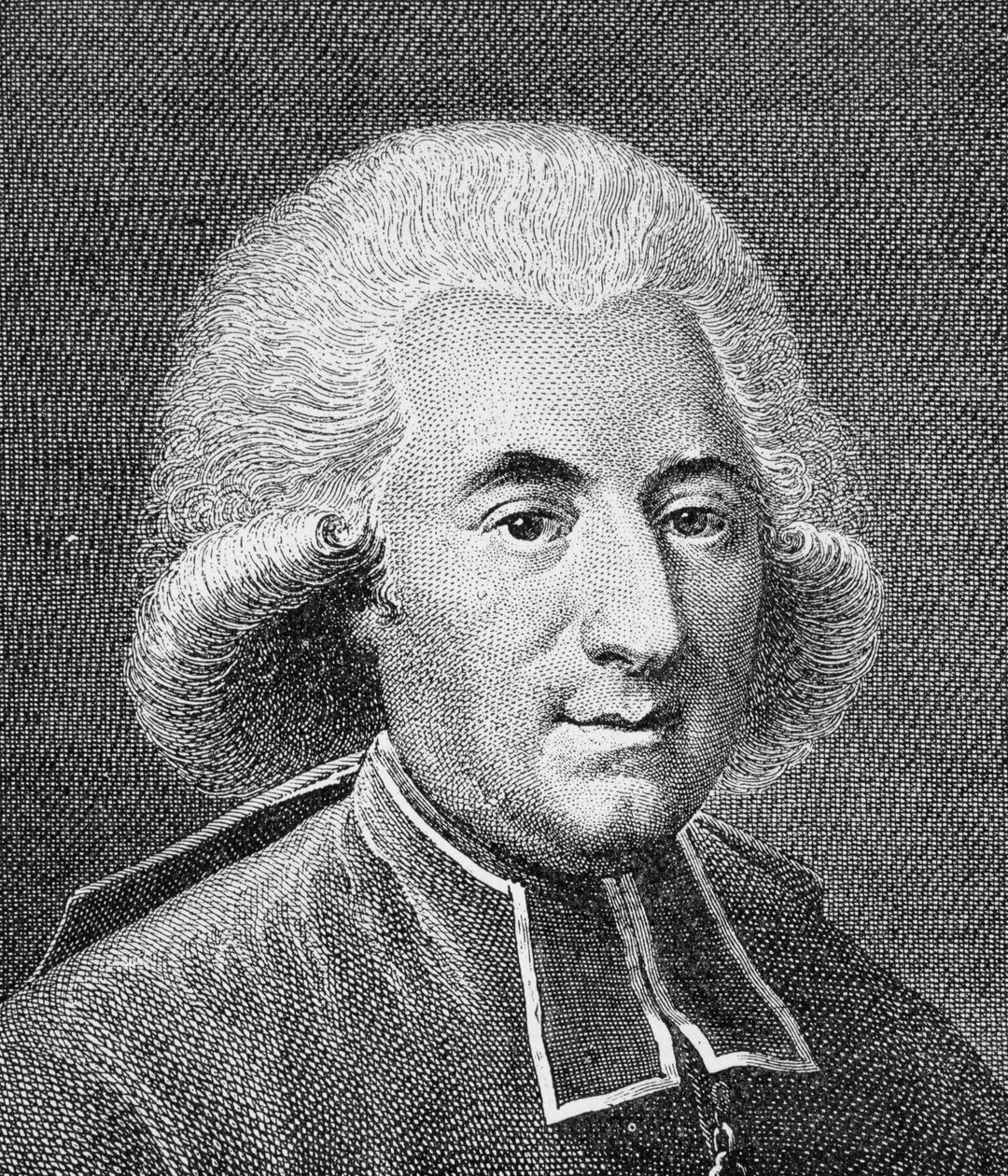 Retrato del Abate Fauchet (1744 - 1793). Grabado de finales del siglo XIX en 