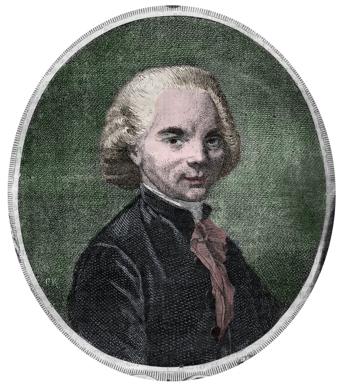 Retrato del Abate Delille. Jacques Delille, poeta y eclesiástico francés (1738-1813). de Unknown artist