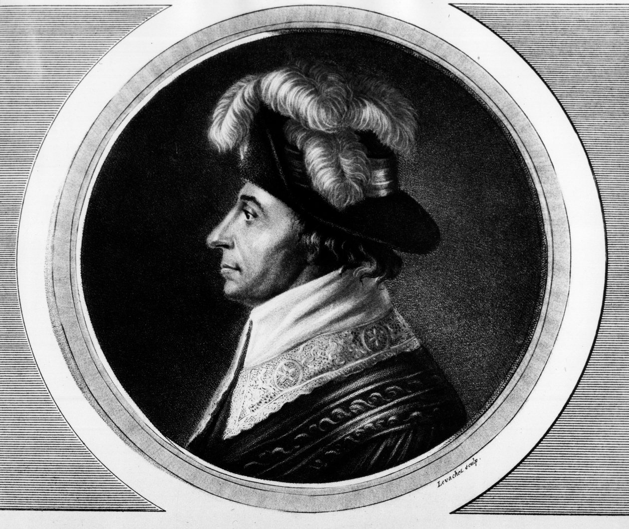 Retrato del Abate Emmanuel Joseph Sieyes (1748-1836), político francés. Grabado en 