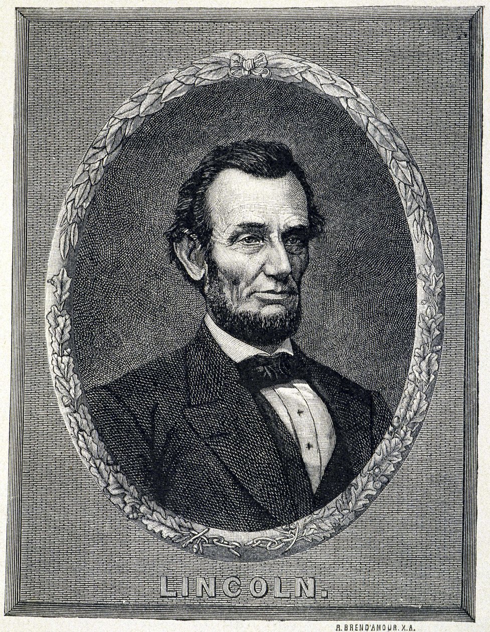 Retrato de Abraham Lincoln (1809-1865), Presidente de los Estados Unidos de América de Unknown artist