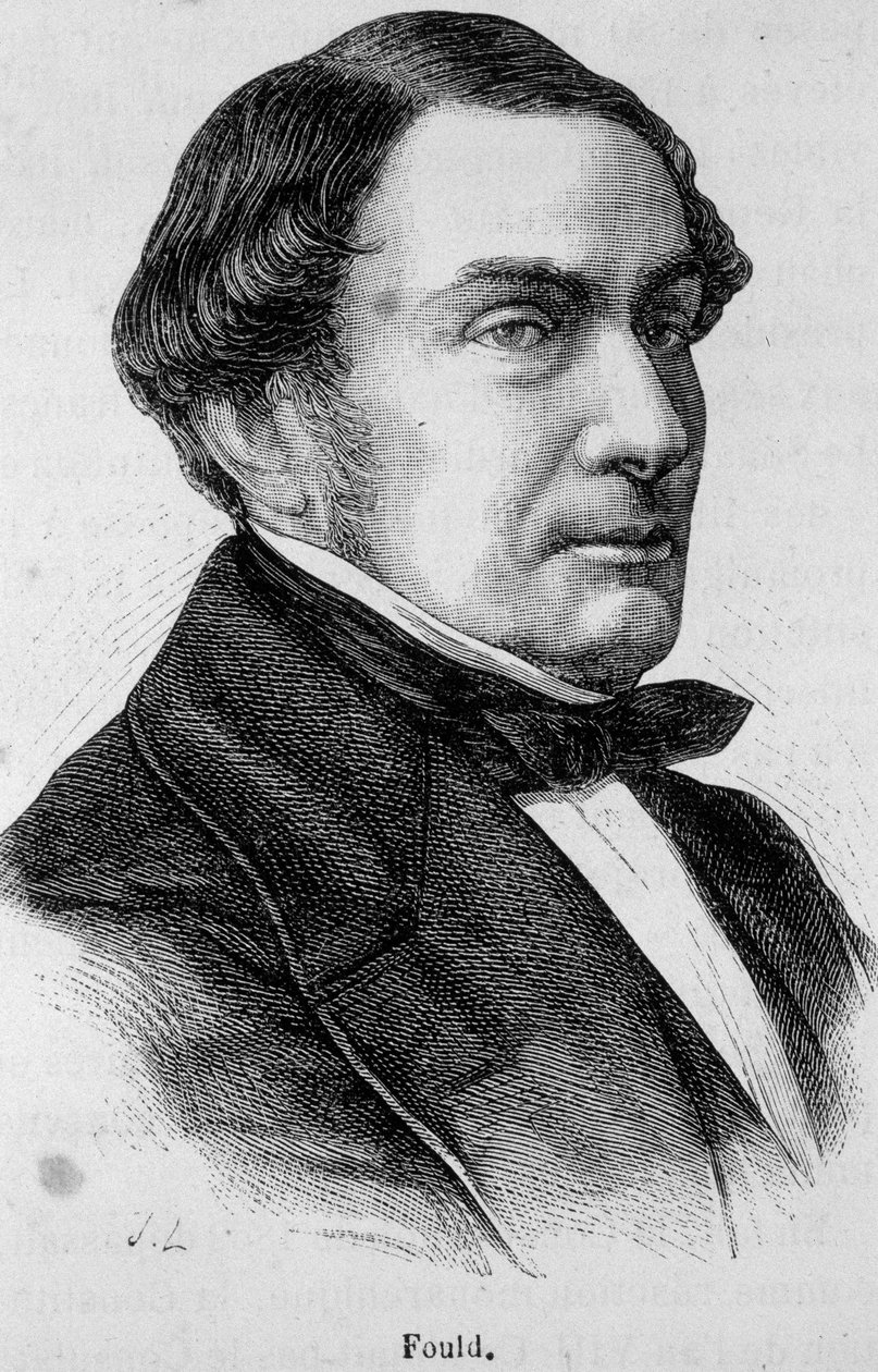 Retrato de Achille Fould (1800-1867), banquero judío francés, partidario del libre comercio y el saint-simonismo de Unknown artist