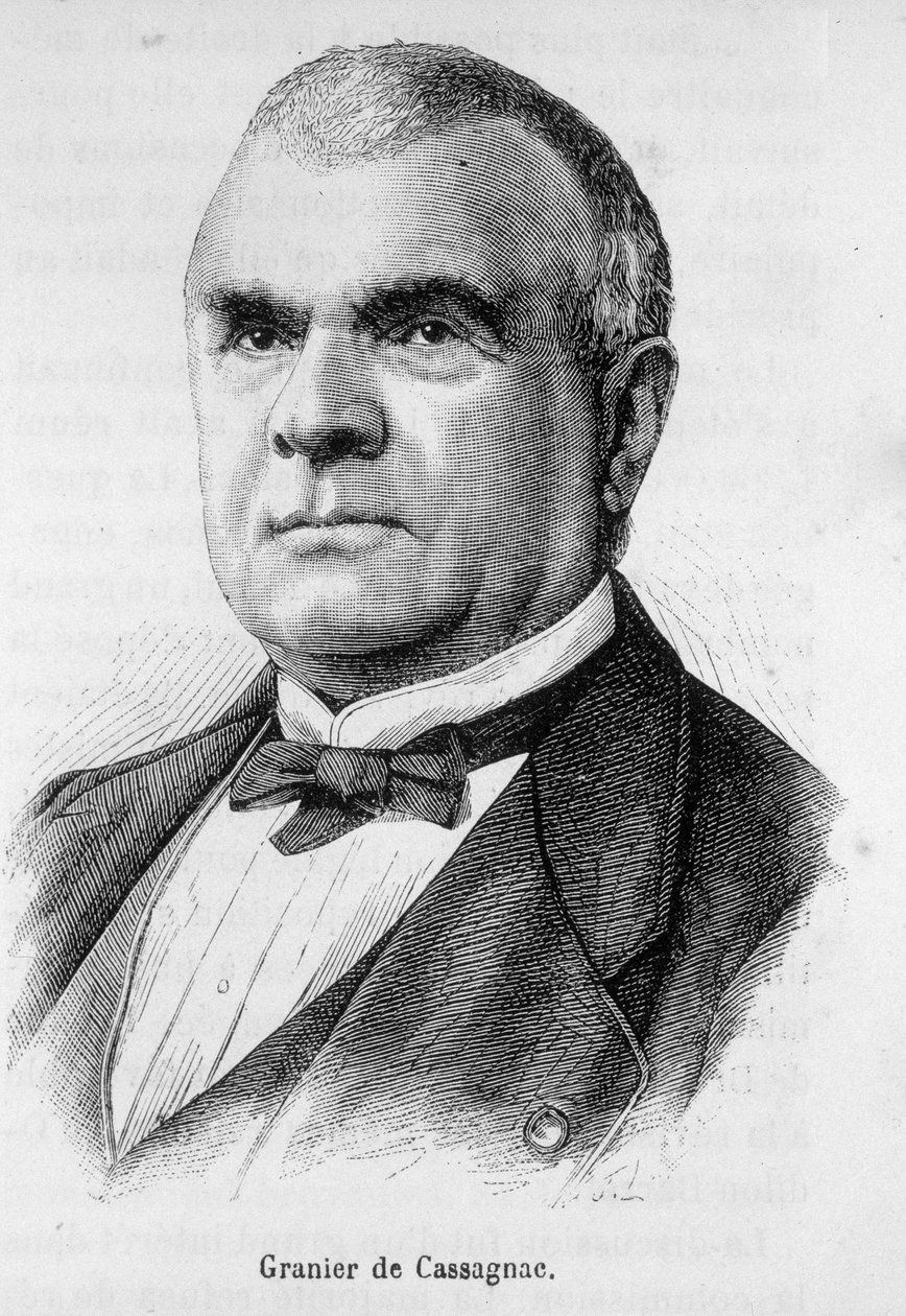 Retrato de Adolphe de Granier de Cassagnac (1808-1880), periodista y político francés. de Unknown artist