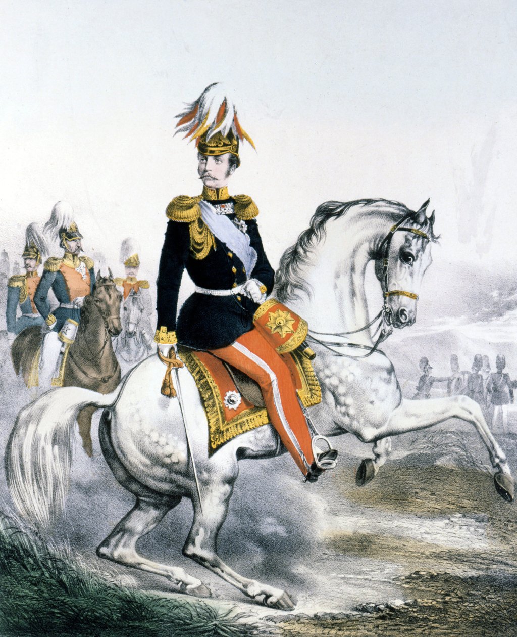 Retrato de Alejandro II Nikolayevich (1818 - 1881) de Unknown artist