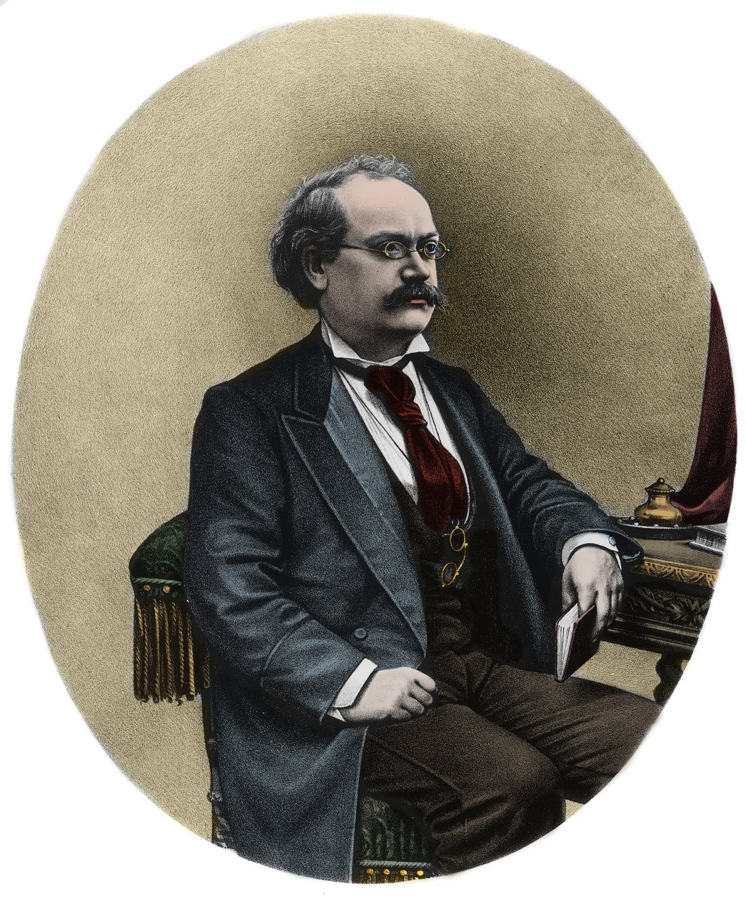 Retrato de Alexandre Charles Lecocq (1832-1918), compositor francés de Unknown artist
