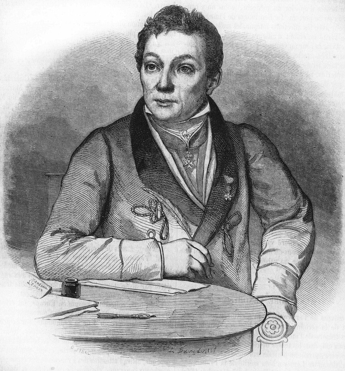 Retrato de Alexandre Lenoir. Arqueólogo francés (1761-1839) de Unknown artist