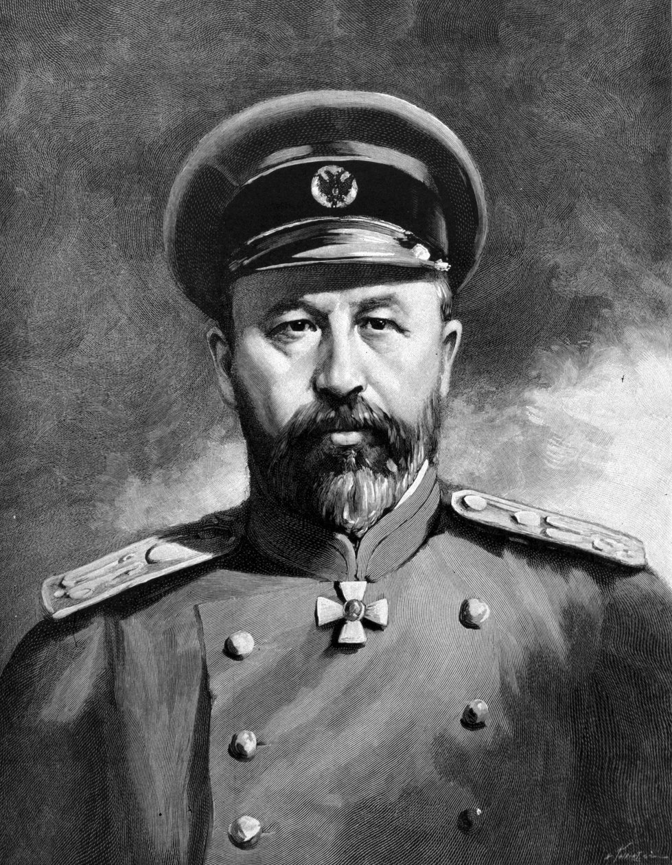 Retrato de Alexei Nikolaevich Kuropatkin (1848 - 1925), general ruso que participó en la guerra ruso-japonesa y en la guerra de 1914-1918. de Unknown Artist