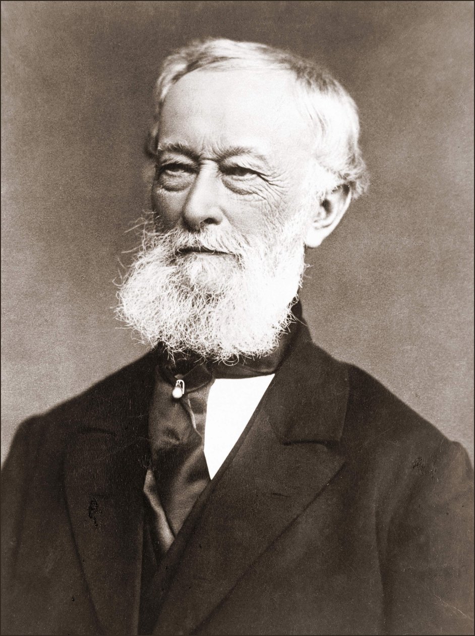 Retrato de Alfred Krupp (1812 - 1887), fotografía entre 1870 - 1887 de Unknown artist