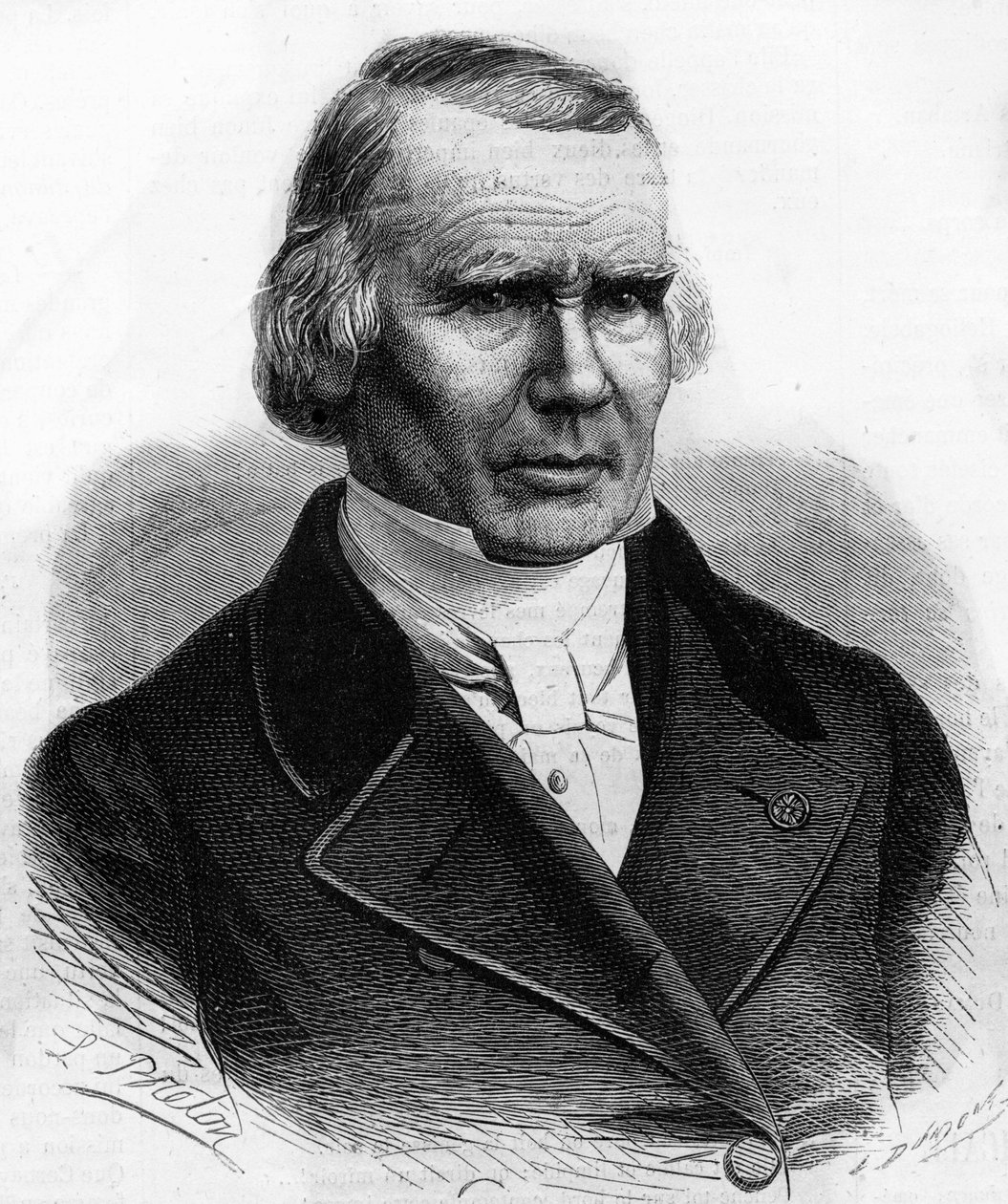 Retrato de Alfred Louis Marie Velpeau (1795 - 1867), cirujano francés de Unknown artist
