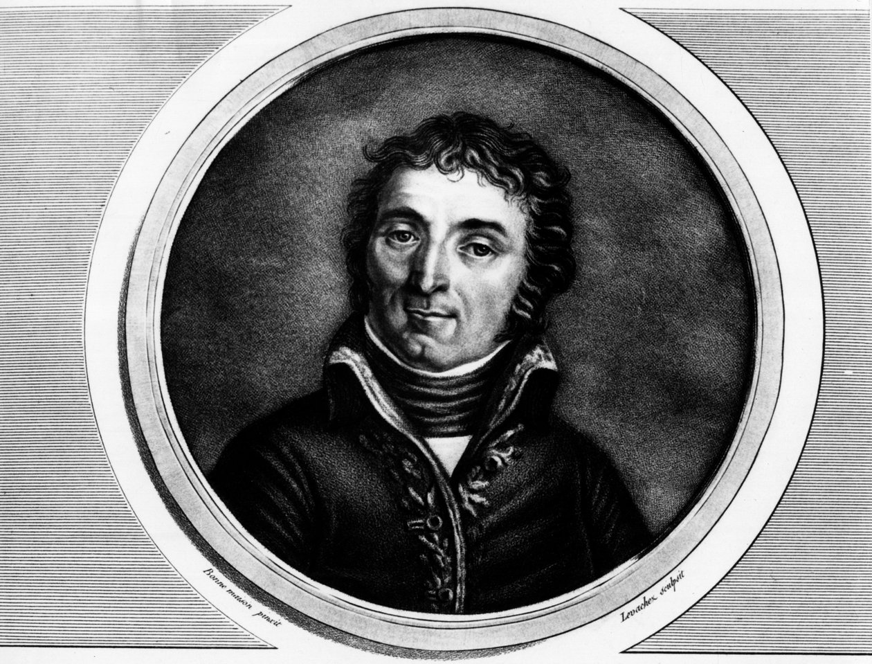 Retrato de André Masséna (1756-1817), General Mayor del Ejército de Italia. Grabado en 