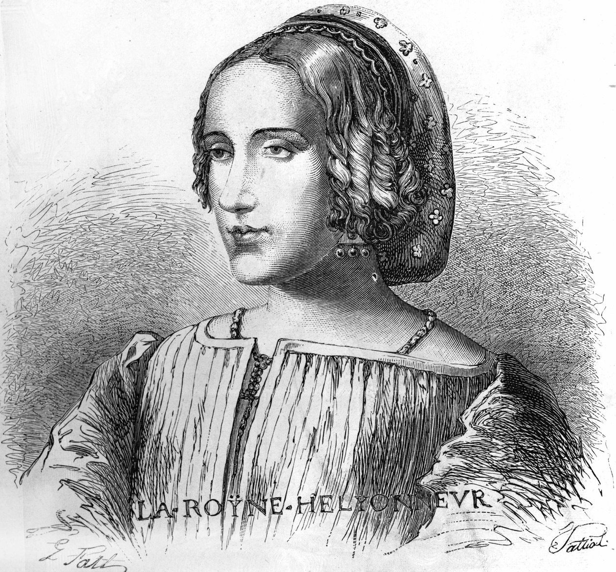 Retrato de Ana Bolena (Anna o Ann Bolin y Anne Bullen) de Unknown artist