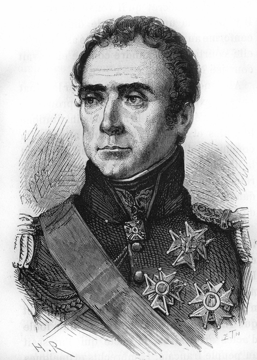 Retrato de Auguste Frederic Louis por Viesse de Marmont (1774-1852), Duque de Raguse, mariscal de Francia de Unknown artist