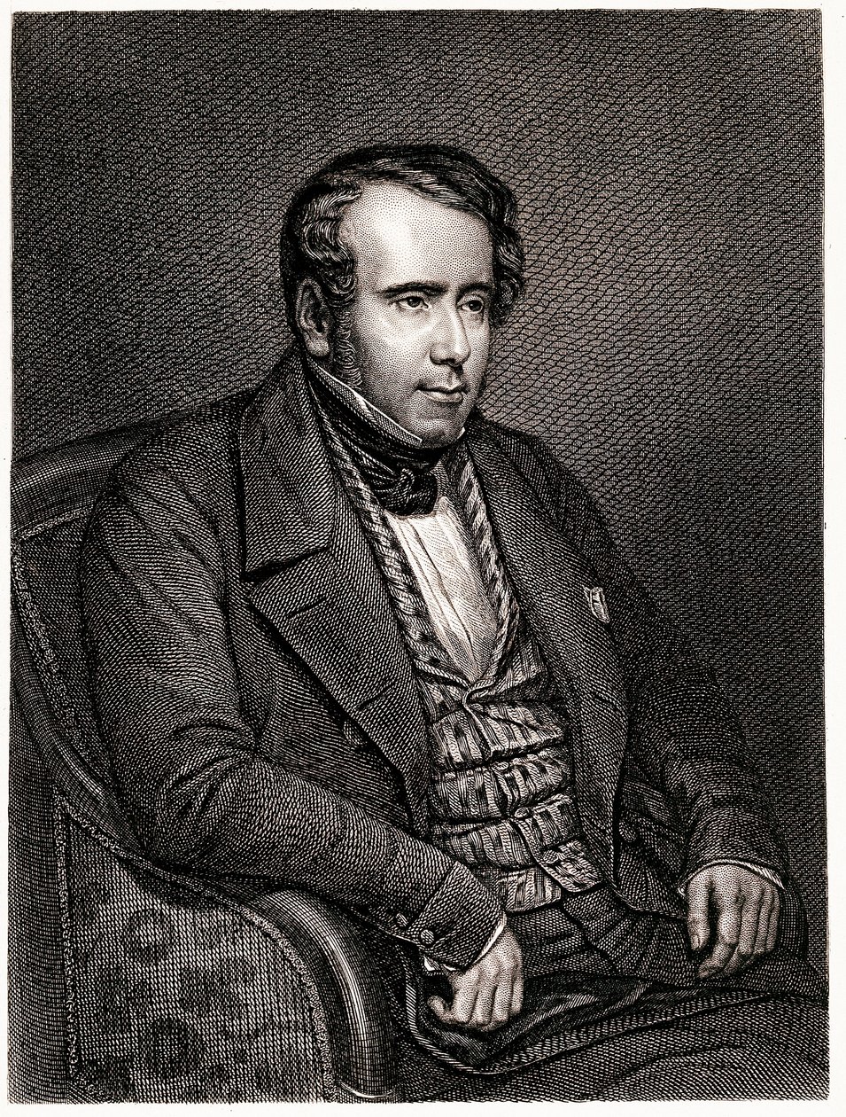 Retrato de Augustin Thierry, historiador francés de Unknown artist