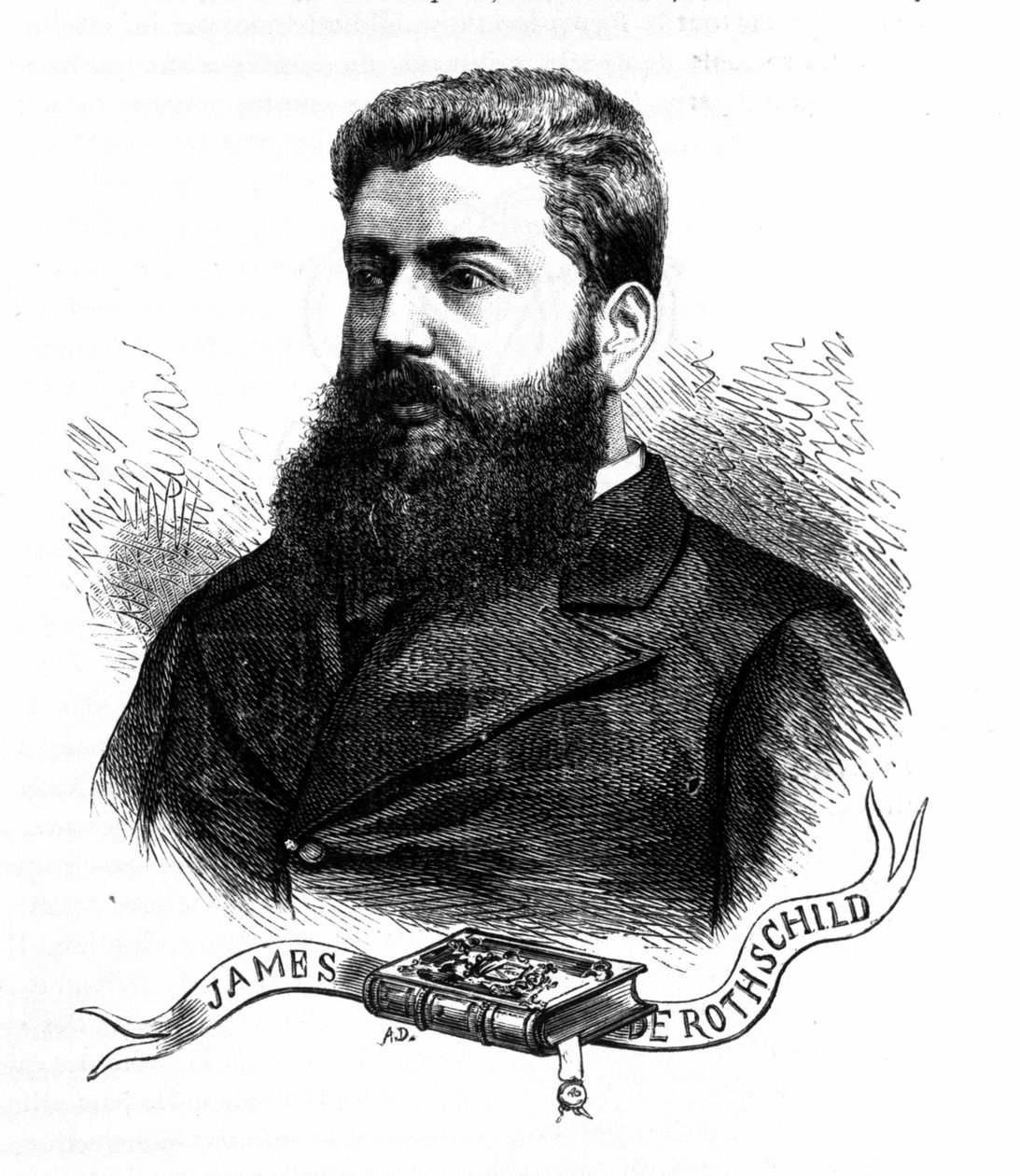 Retrato del Barón Edmond James de Rothschild (1845 - 1934) de Unknown artist