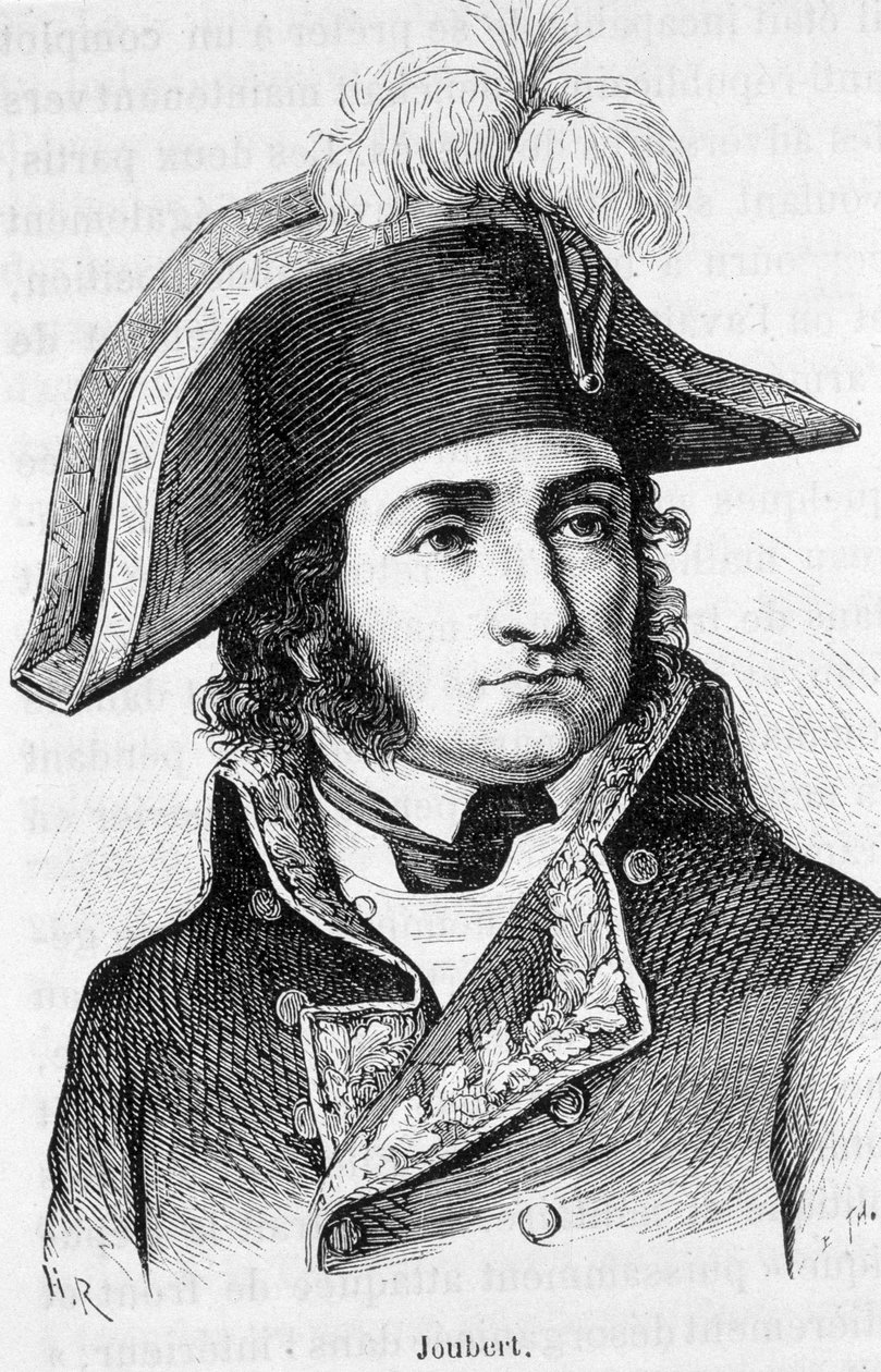 Retrato de Barthelemy Catherine Joubert (1769-1799), general francés, muerto en la Batalla de Novi de Unknown artist