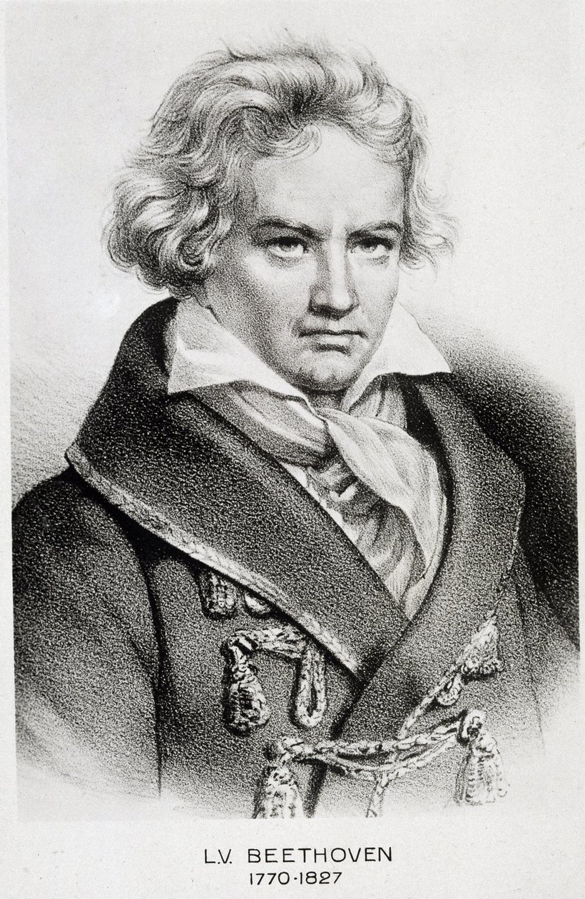 Retrato de Beethoven (1770 - 1827) de Unknown artist