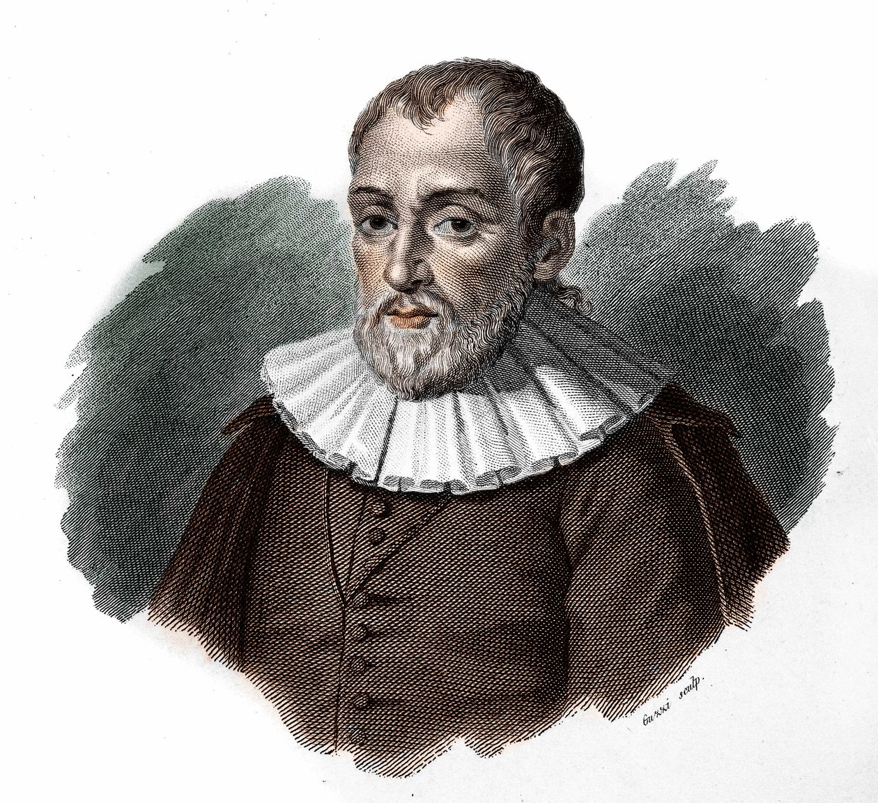 Retrato de Bernardino Telesio. Humanista de Unknown artist