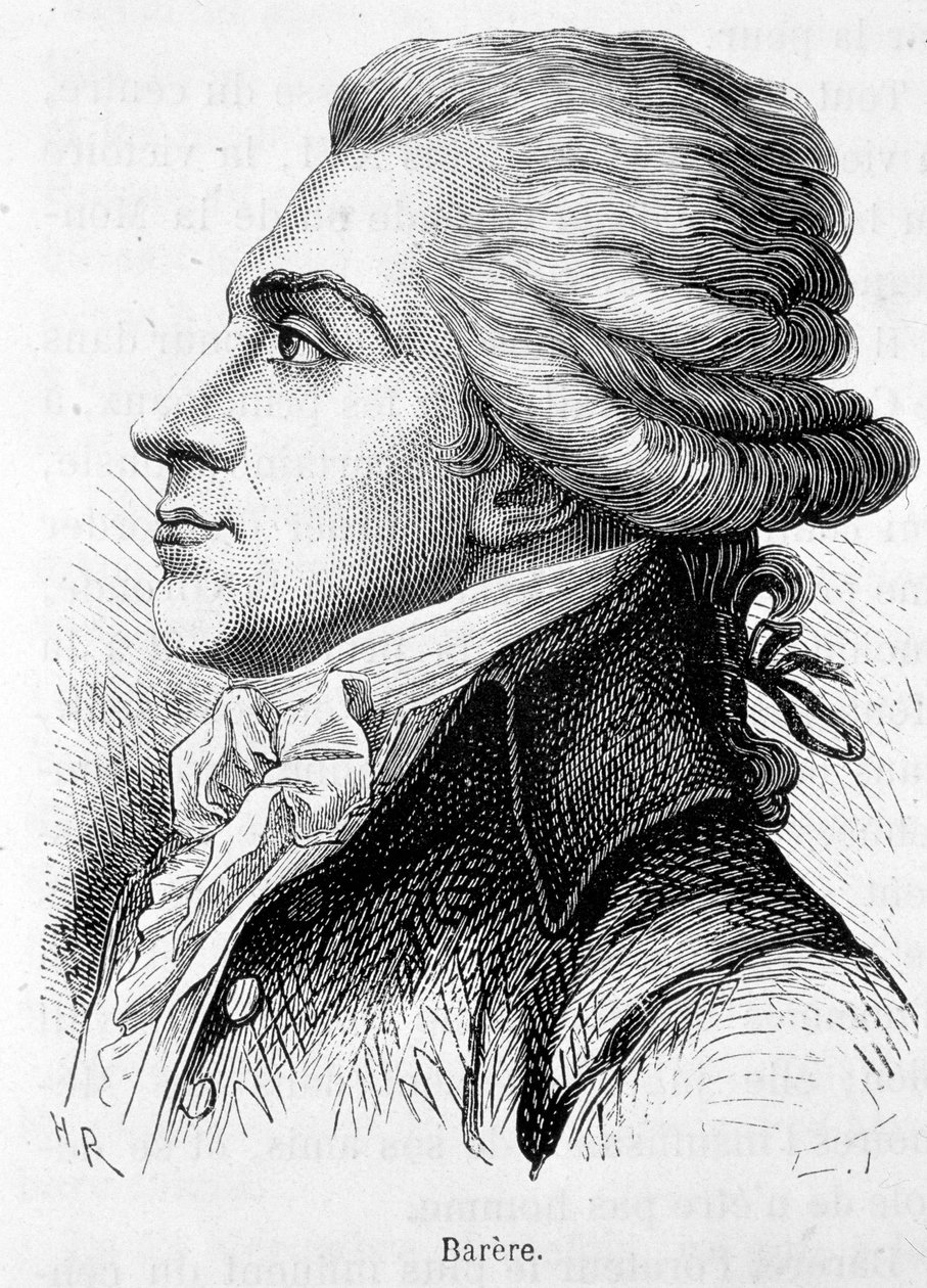 Retrato de Bertrand Barere de Vieuzac (1755-1841), político francés de Unknown artist