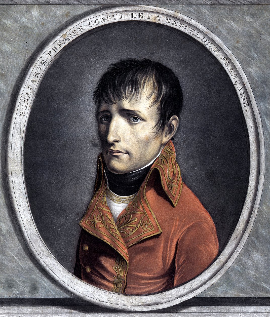 Retrato de Bonaparte Primer Cónsul de la República Francesa. 1801 (año X) de Unknown artist