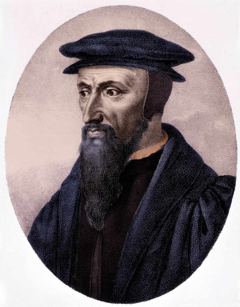 Retrato de Calvino (1509 - 1564). de Unknown artist
