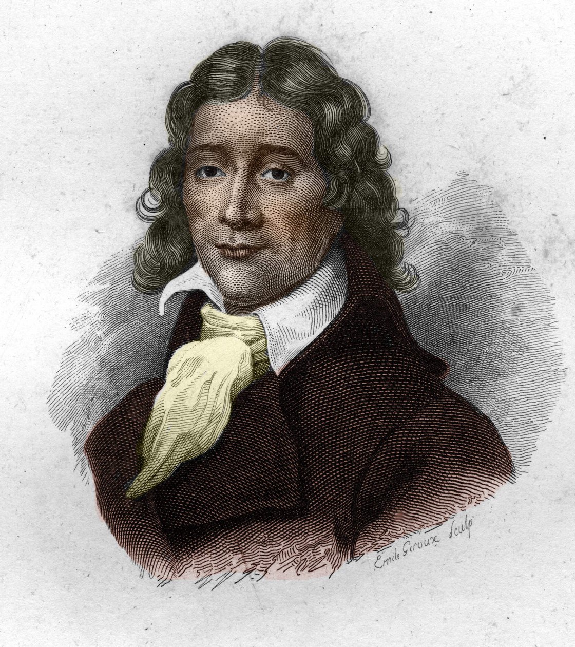 Retrato de Camille Desmoulins (1760-1794), publicista y político francés, grabado del siglo XIX de Unknown artist