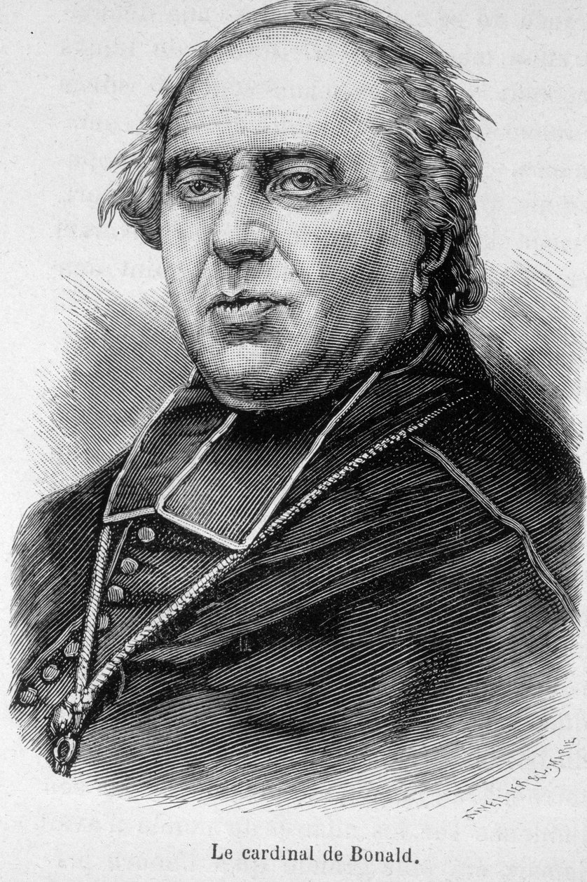 Retrato del Cardenal Bonald de Unknown artist