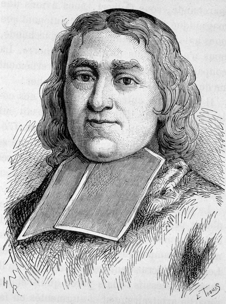 Retrato del Cardenal Fleury (1653 - 1743) (André Hercule de Fleury). Grabado de finales del siglo XIX en “Histoire de France” de H. Martin de Unknown artist