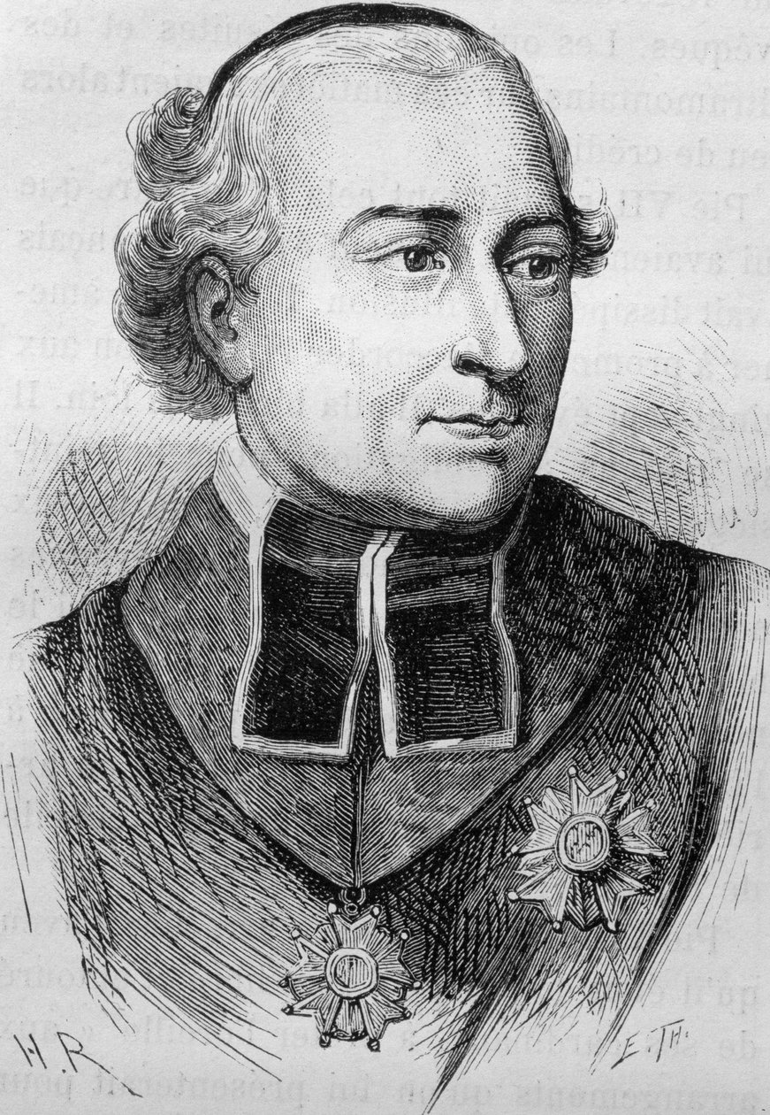 Retrato del Cardenal Joseph Fesch (1763 - 1839). Grabado de finales del siglo XIX en "Histoire de France" de H. Martin. de Unknown artist