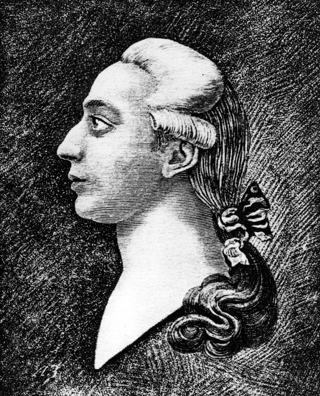 Retrato de Casanova. Grabado del siglo XIX de Unknown artist