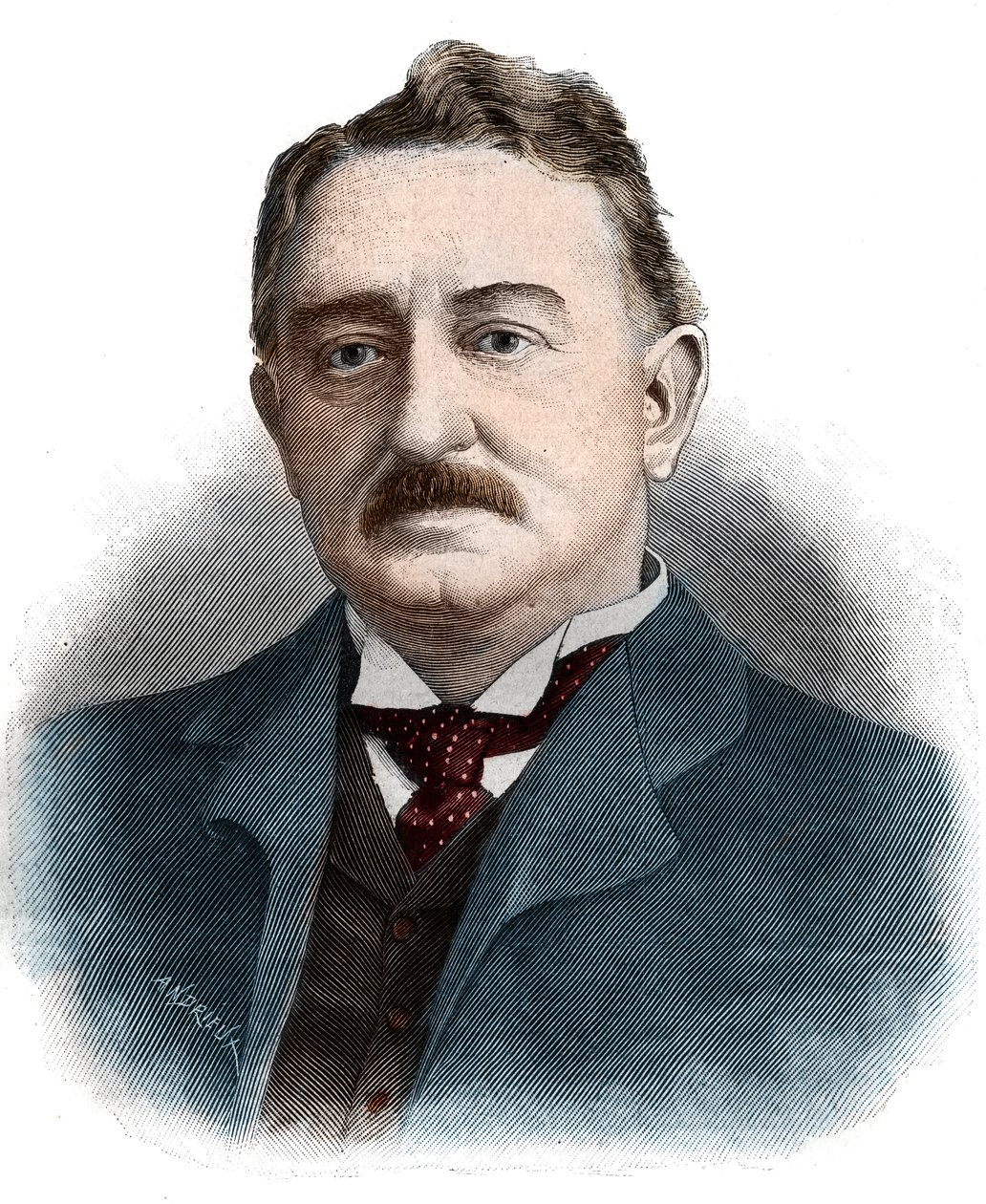 Retrato de Cecil John Rhodes (1853-1902) empresario británico y administrador colonial. de Unknown artist
