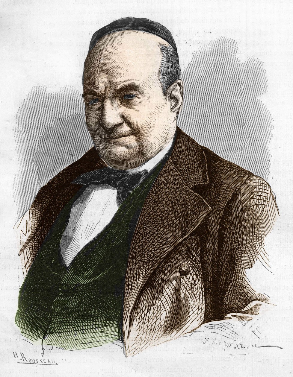 Retrato de Charles Augustin Sainte Beuve (1804-1869) (Sainte-Beuve), escritor, periodista y crítico literario de Unknown artist