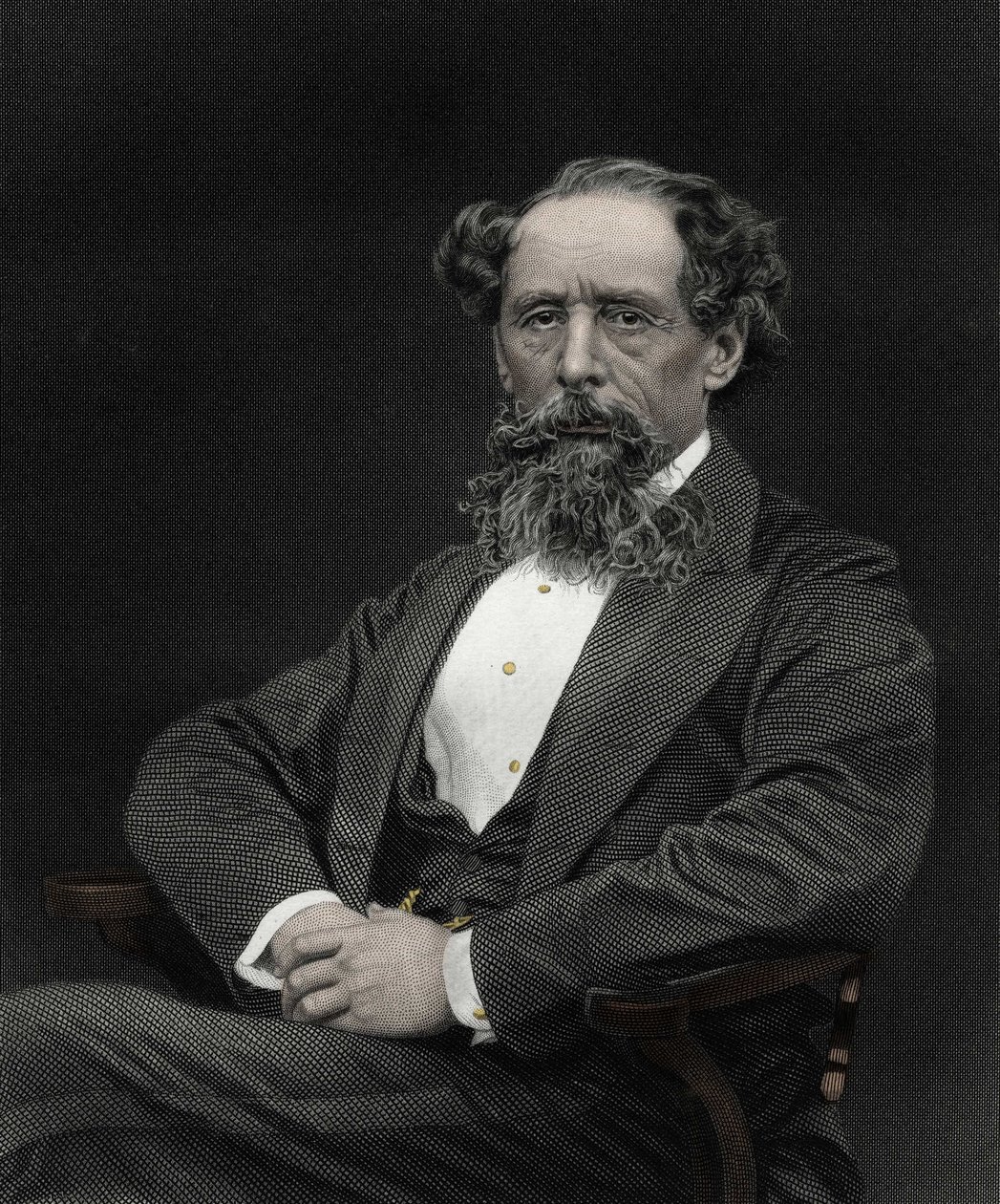Retrato de Charles Dickens (1812-1870), escritor inglés. de Unknown artist