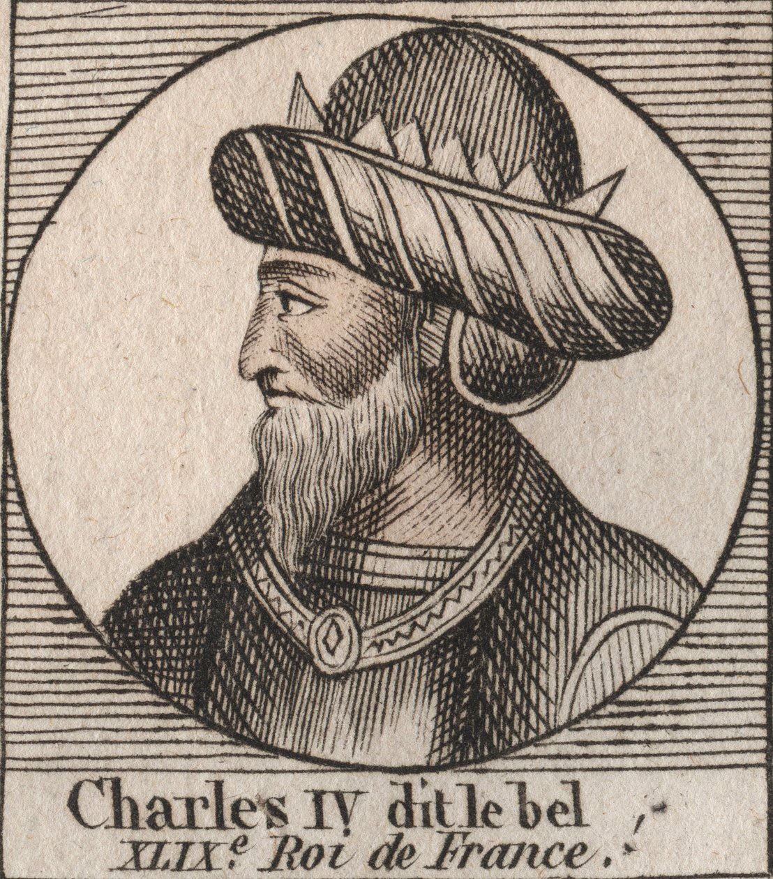 Retrato de Carlos IV el Hermoso de Unknown