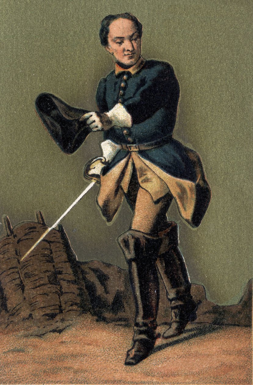Retrato de Carlos XII (1682 - 1718), Rey de Suecia. de Unknown artist