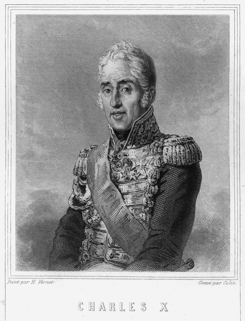 Retrato de Carlos X (1757 - 1836), Rey de Francia - en 