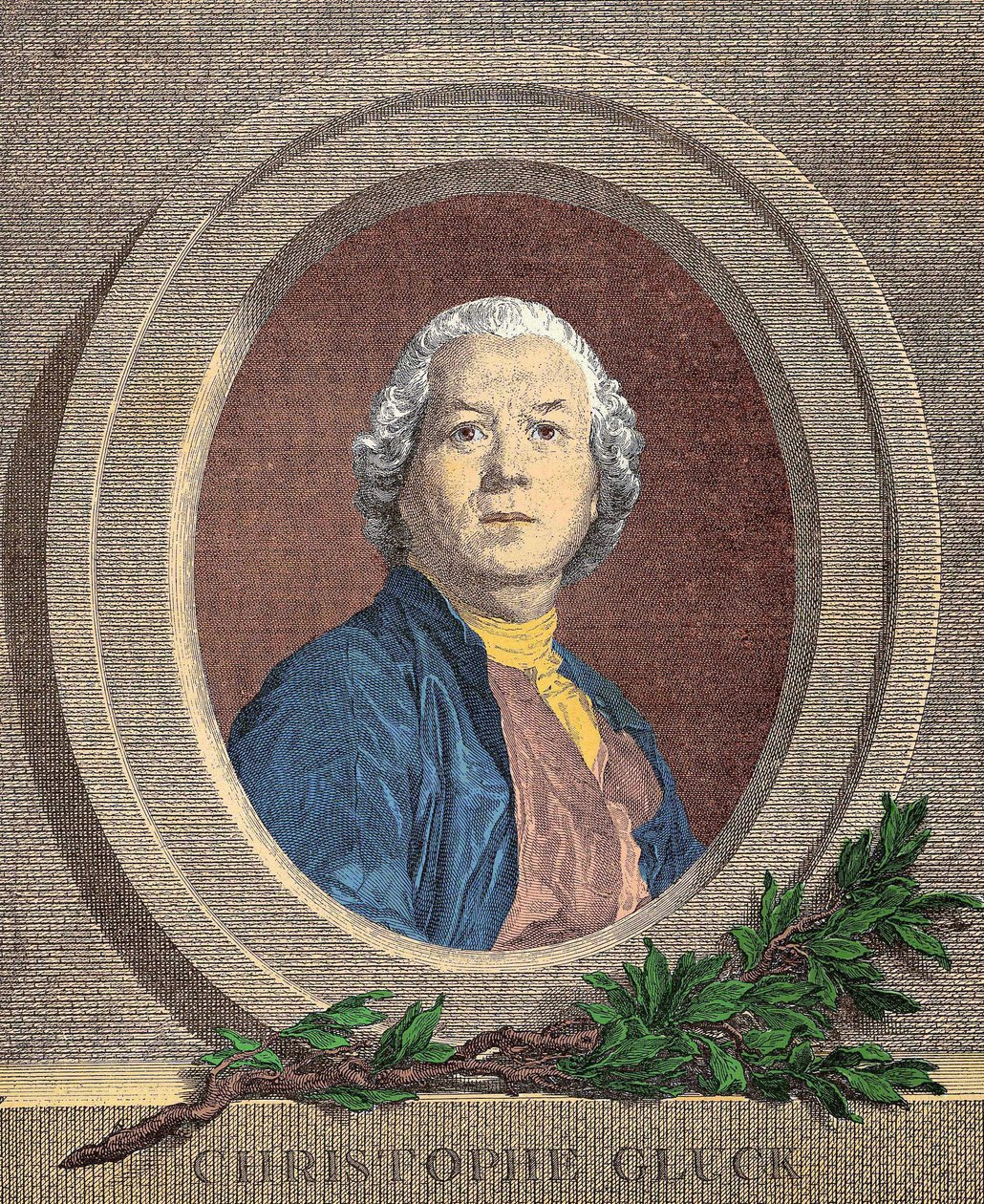 Retrato de Christoph Willibald, caballero VON GLUCK (1714 - 1787) compositor alemán de Unknown artist