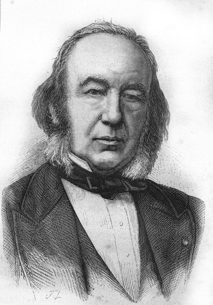 Retrato de Claude Bernard (1813 - 1878) fisiólogo francés - en "L