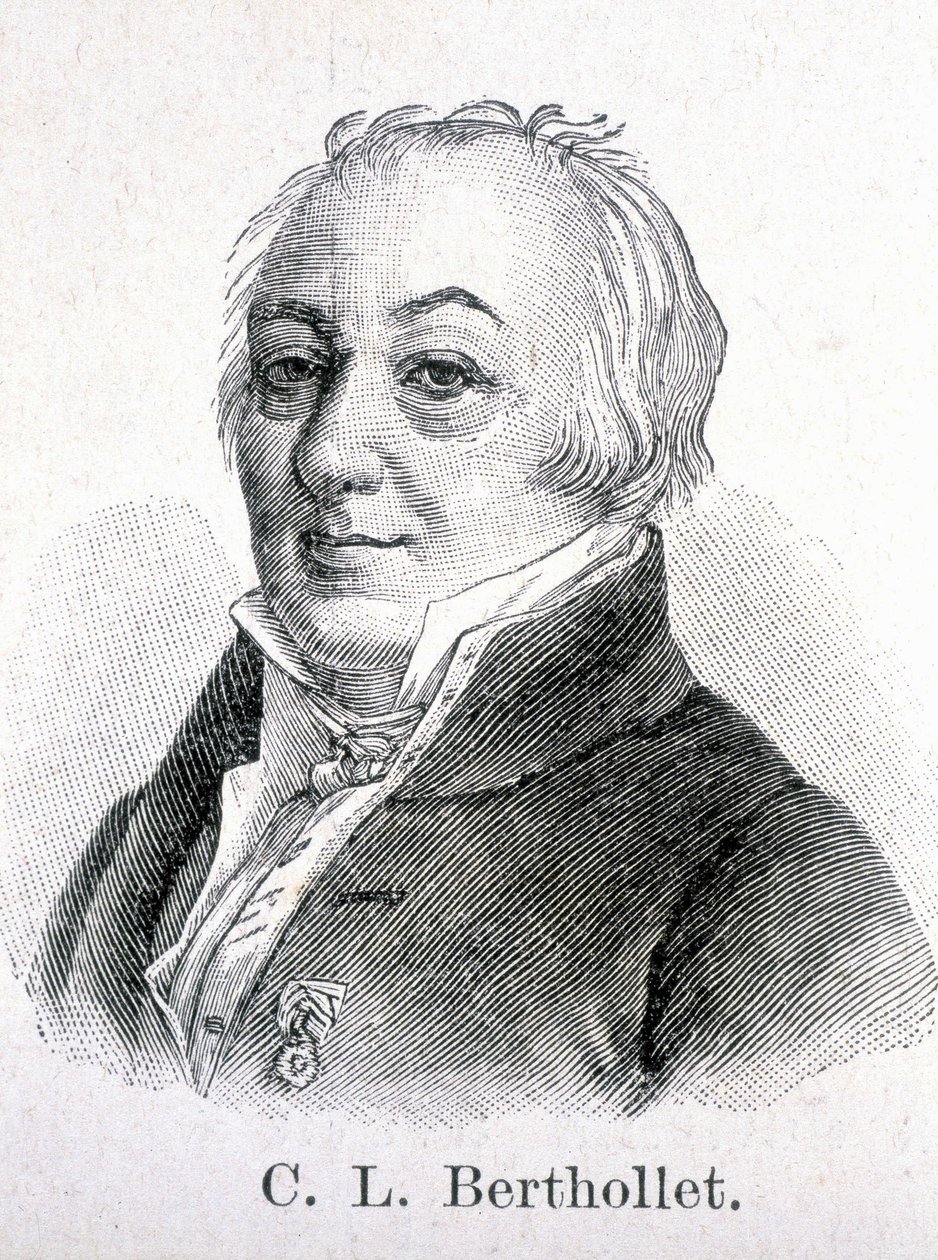 Retrato de Claude Louis Comte Berthollet (1748 - 1822), químico francés de Unknown artist