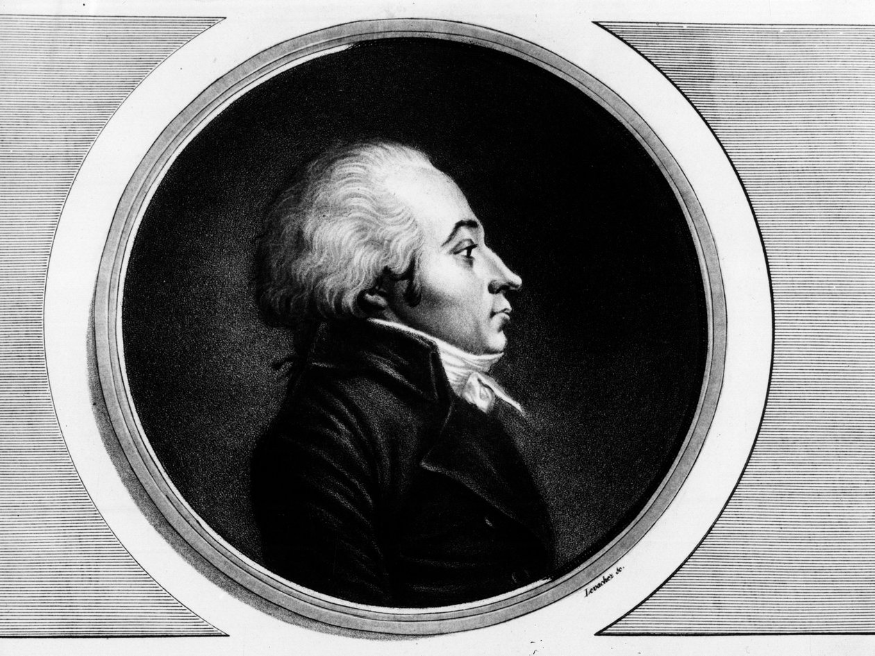 Retrato de Claude Roberjot (1752-1799), diputado de Saône-et-Loire en la Convención Nacional. Grabado en “Colección completa de pinturas históricas de la revolución francesa, en tres volúmenes.” 1804 de Unknown artist