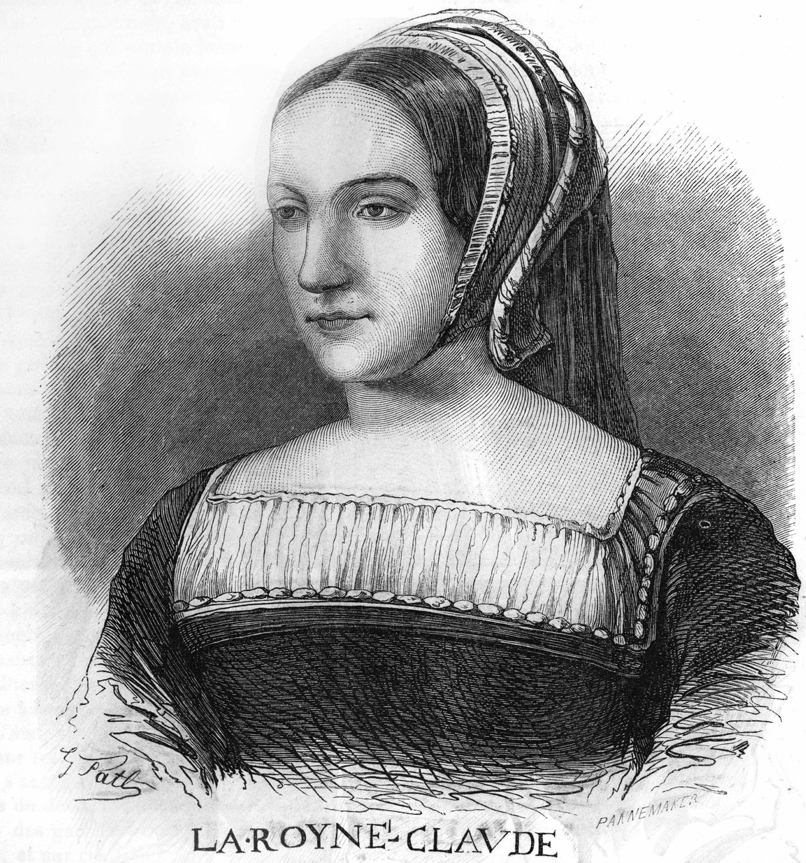 Retrato de Claude de France, esposa del rey Francisco I (1499-1524) de Unknown artist