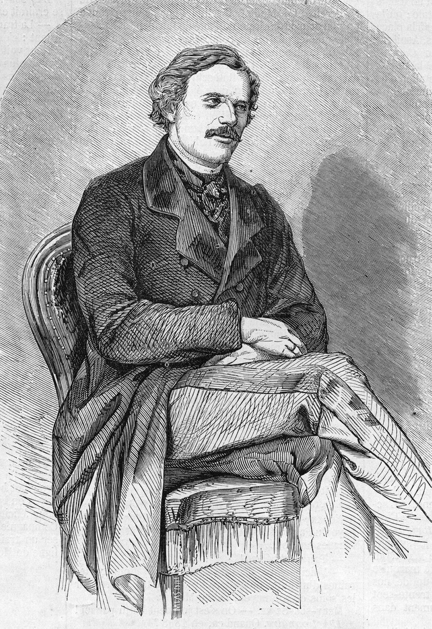 Retrato de Daniel Dunglas Home (1833-1886) médium tartán. de Unknown artist
