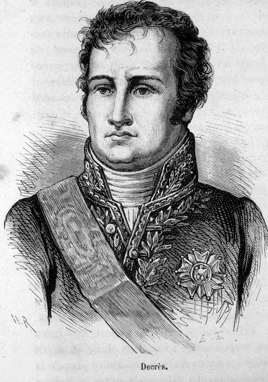 Retrato de Denis Decres (1761-1820) marinero francés. de Unknown artist