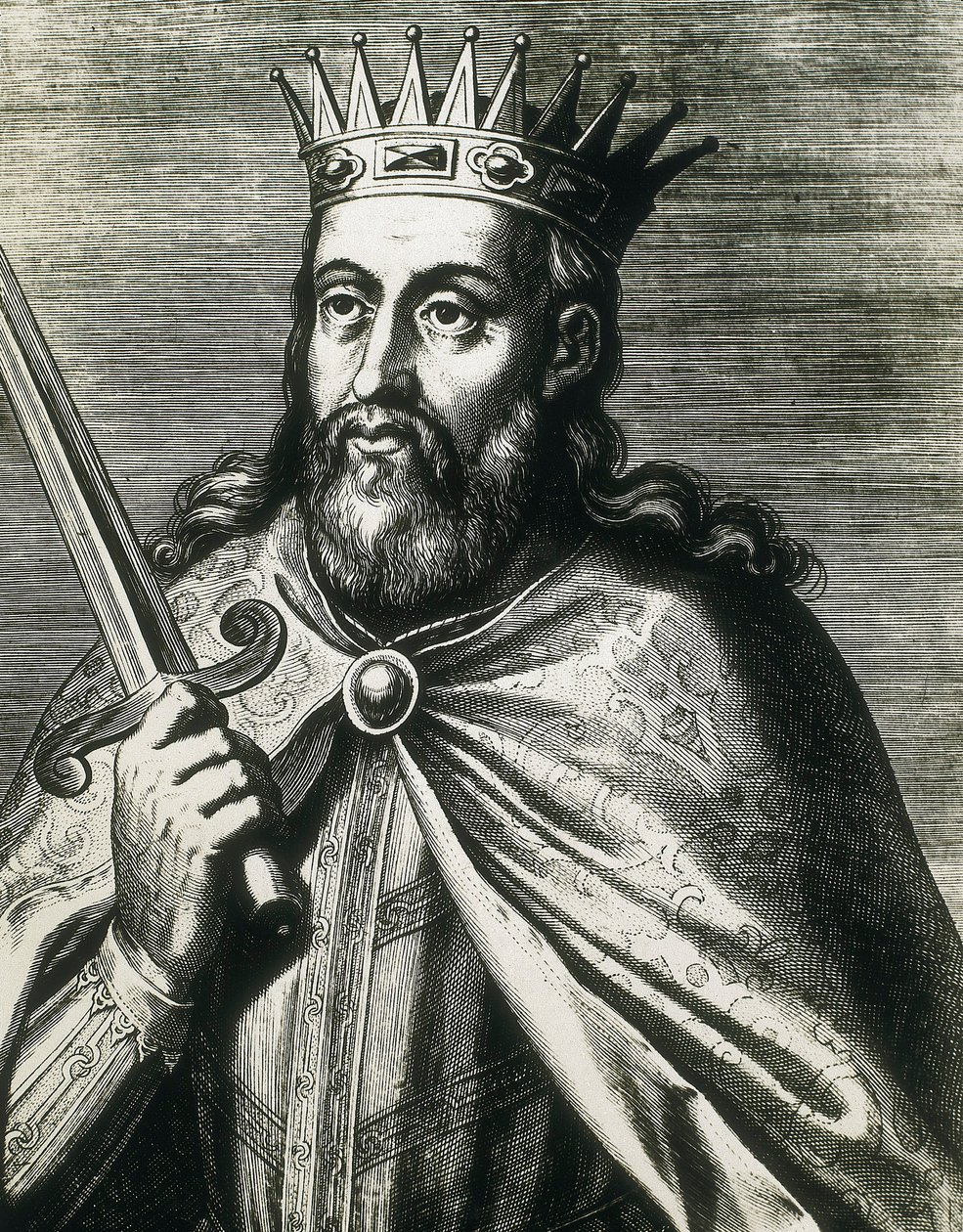 Retrato de Dionisio I de Portugal (el Rey Agricultor) de Unknown artist